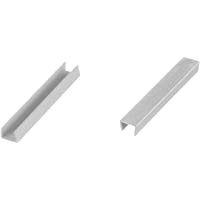 HOLZBRINK Acabado para Base de Zócalo para Cocina de Módulos- Altura 150 mm aluminio cepillado - HBK15